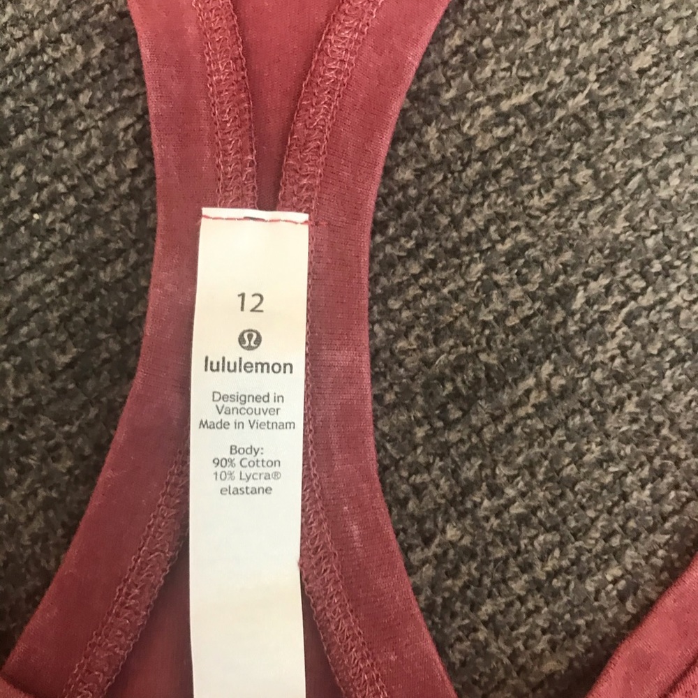 Lululemon Cool Racerback II *Dye - Picture 4 of 4